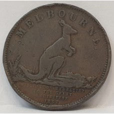 AUSTRALIA . HALF 1/2  PENNY . W J TAYTOR TOKEN